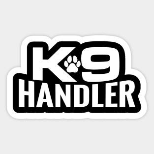 K-9 Handler Sticker